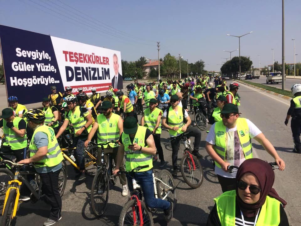 Denizli\'de Pedallar Sağlıklı Yaşam İçin Döndü