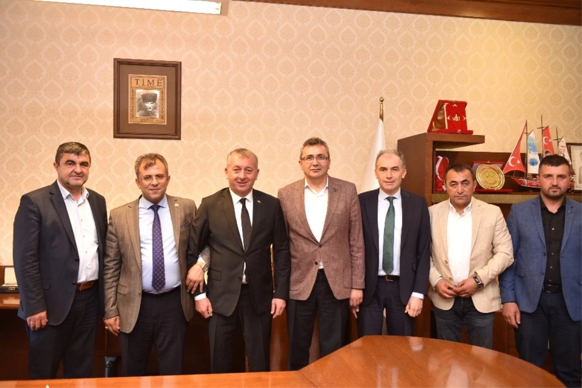 MHP İl Başkanı Aydın\'dan Başkan Çatal\'a Ziyaret