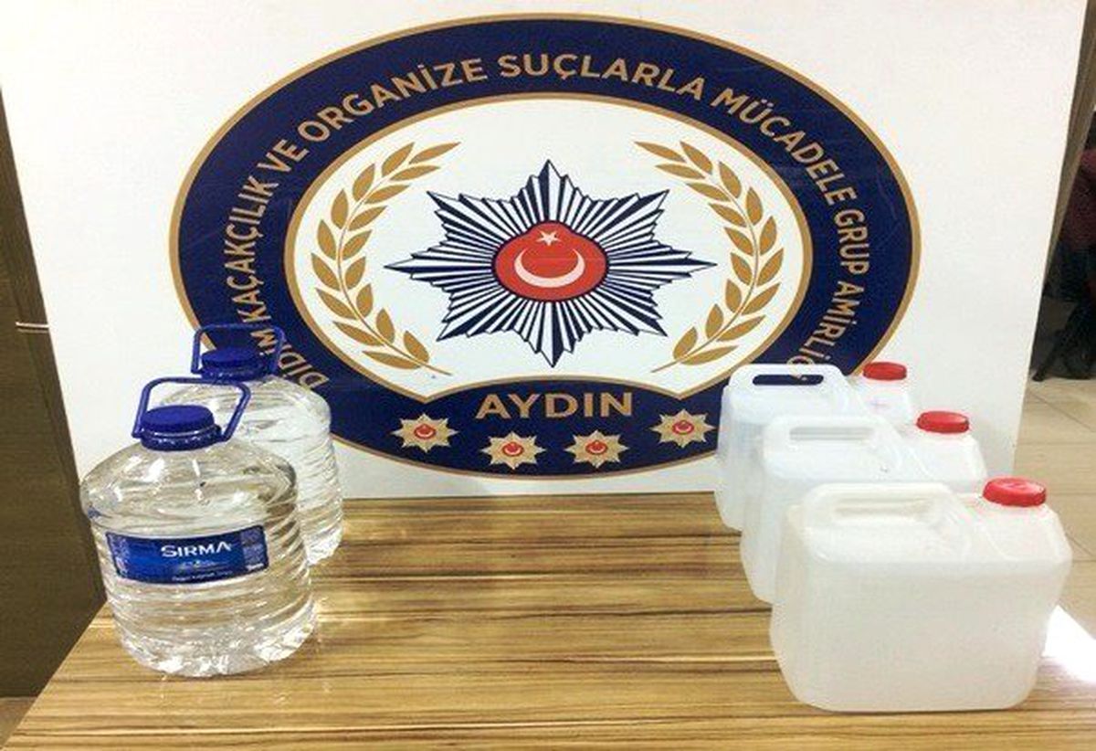 Su Damacanasından Kaçak İçki Çıktı