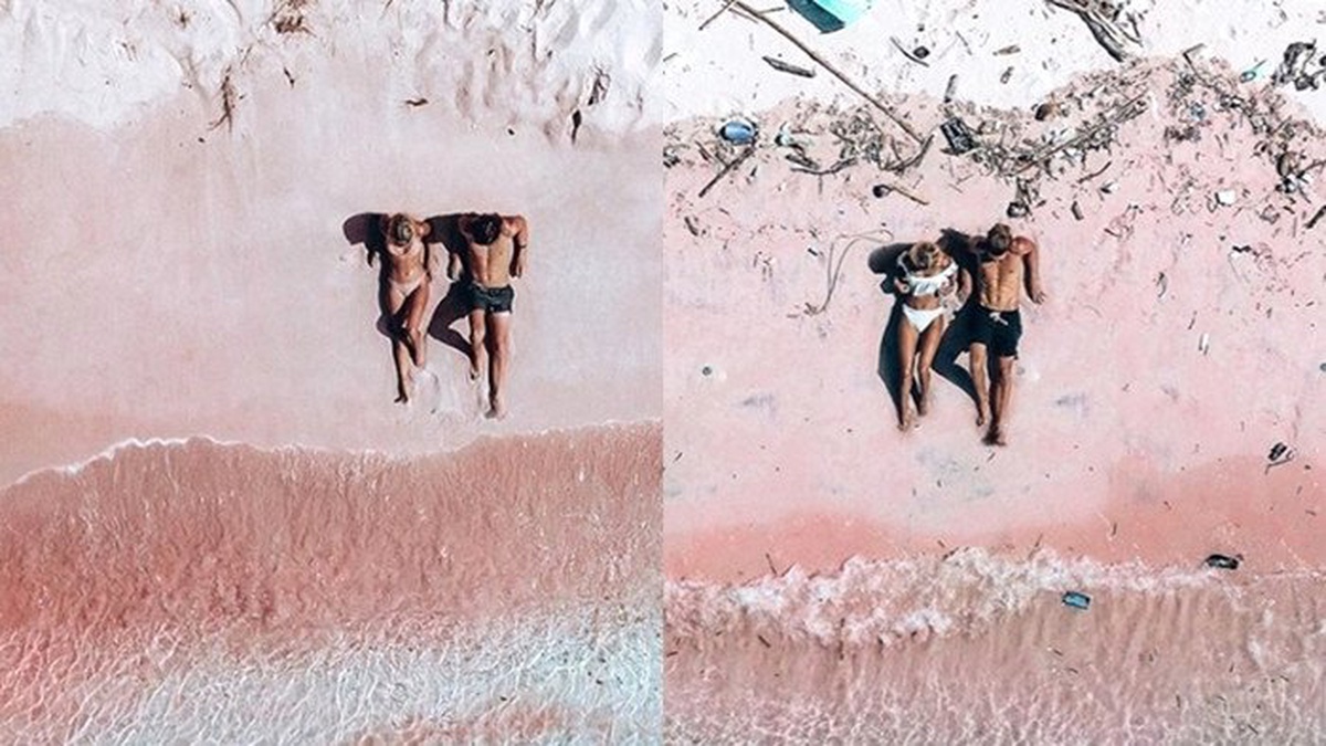 1 Yıl Sonra Aynı Sahile Tekrar Gelen Instagram Fenomeni Çiftin Gördüğü Üzücü Görüntü