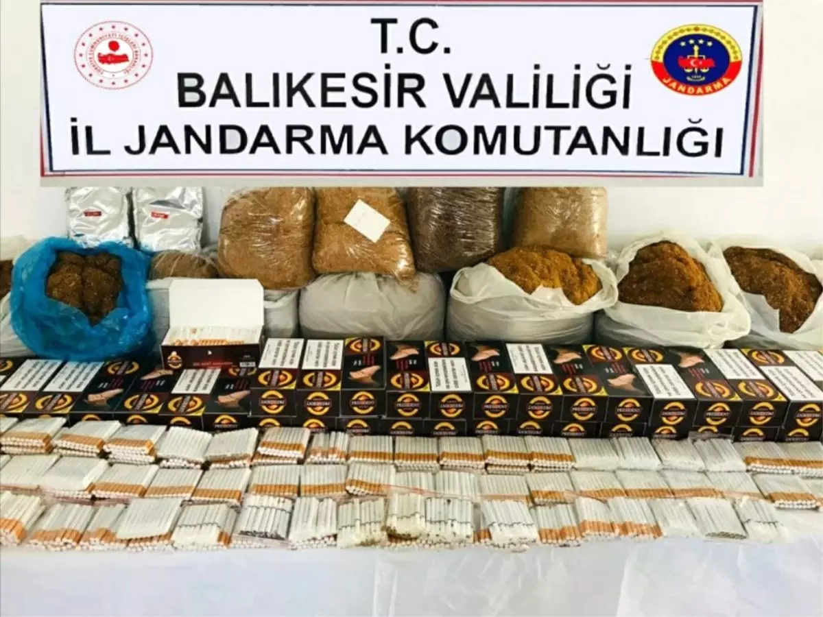 Balıkesir\'de 149 Kilo Tütün Ele Geçirildi