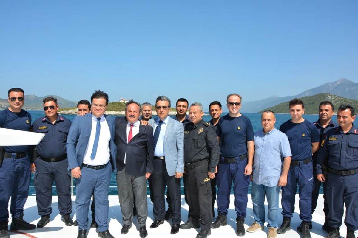 Bayrak Adası Önlerinde Asayiş ve Güvenlik Toplantısı