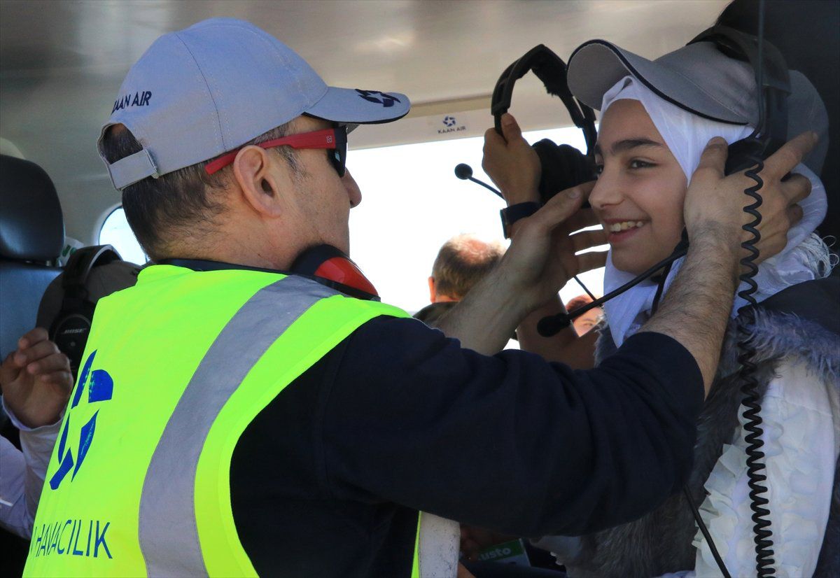 Kanser Tedavisi Gören Çocukların Helikoptere Binme Dileği Gerçekleşti