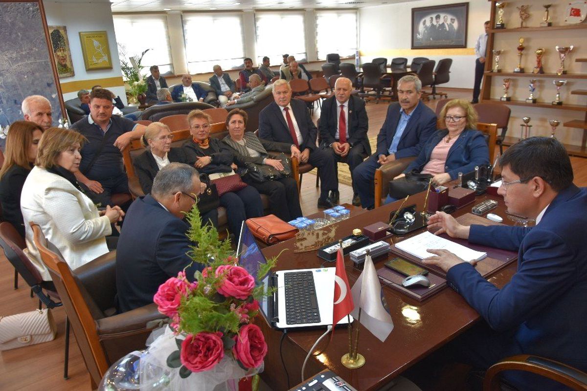 Nazilli Kent Konseyi\'nden Başkan Özcan\'a Ziyaret