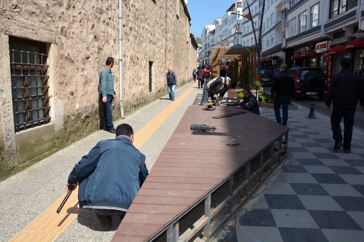 Sinop\'ta Sakarya Caddesi\'ne Yeni Düzenleme