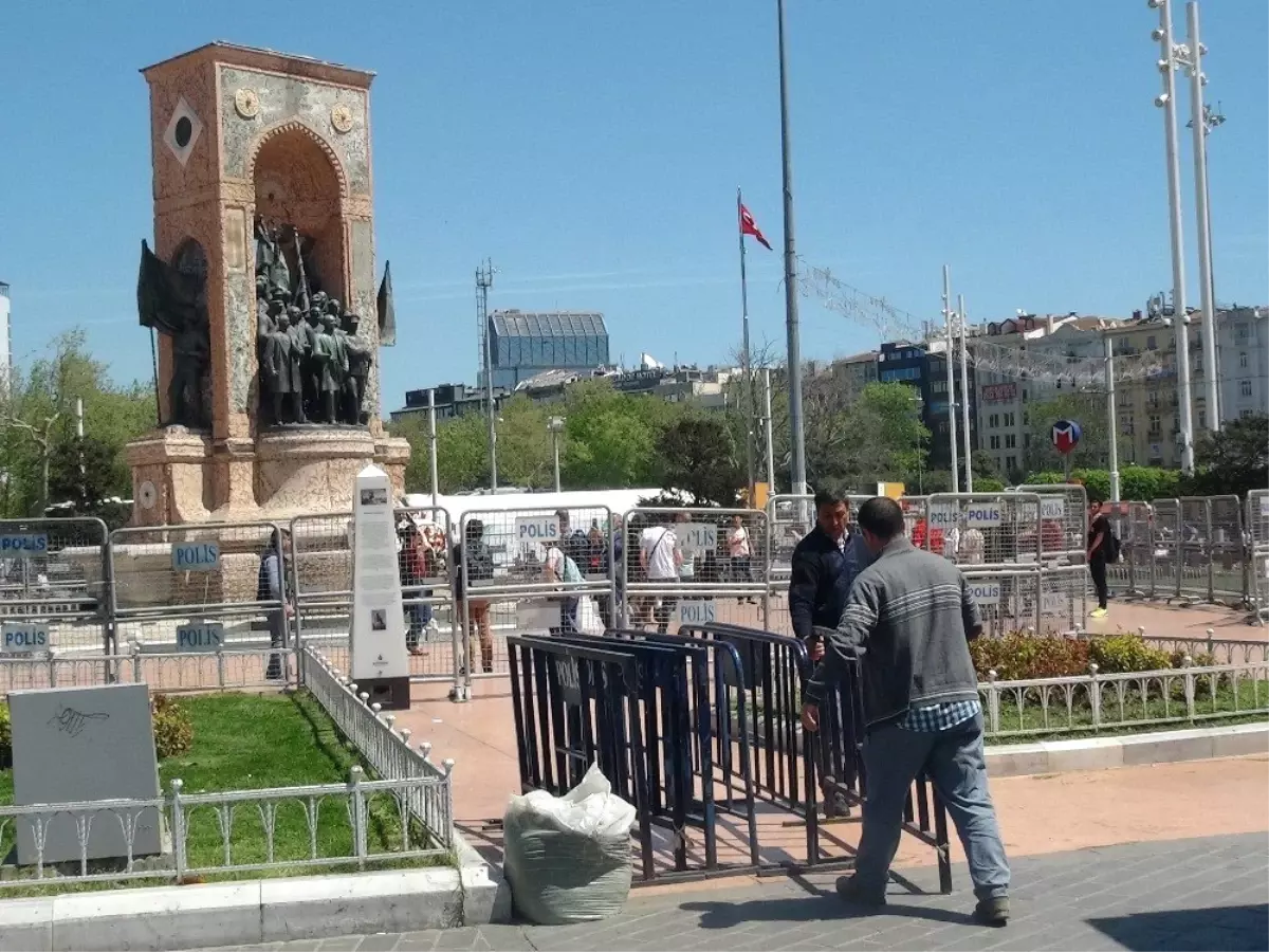 Taksim\'de 1 Mayıs Önlemleri