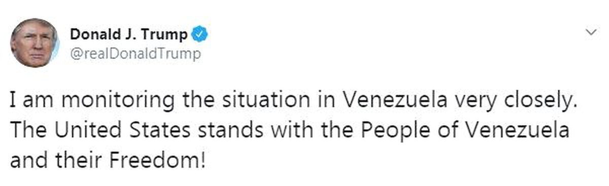 Trump: Abd, Venezuela Halkının Yanında