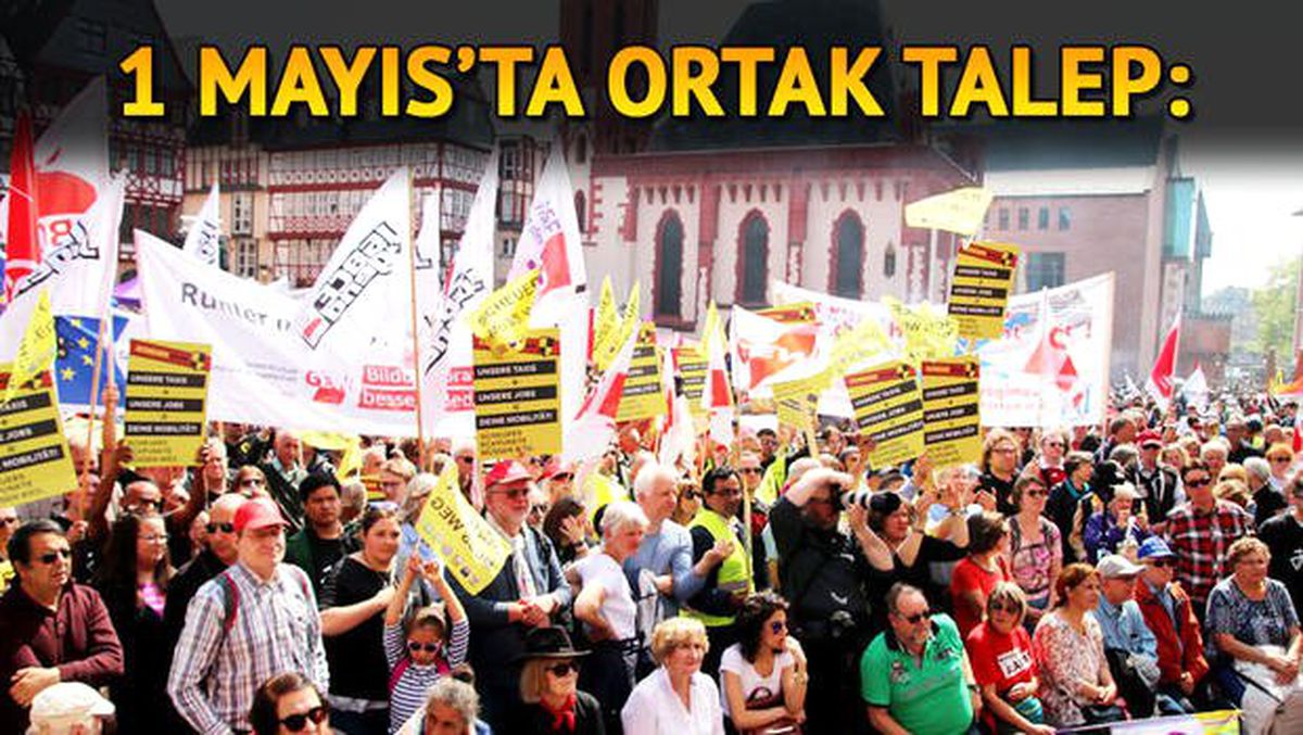 1 Mayıs\'ta Ortak Talep: Daha Sosyal, Daha Eşit Avrupa
