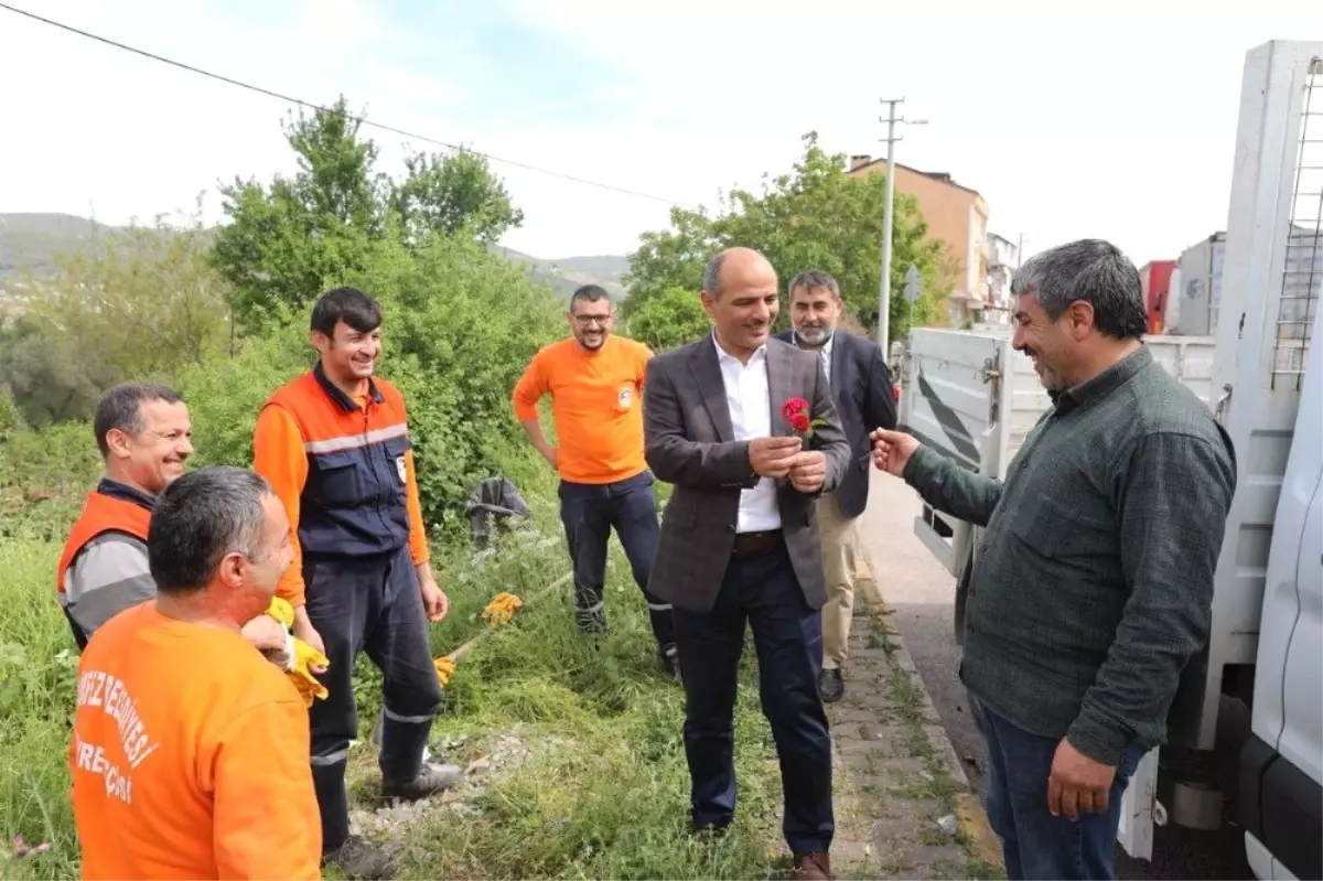 Başkan Söğüt İşçileri Yalnız Bırakmadı