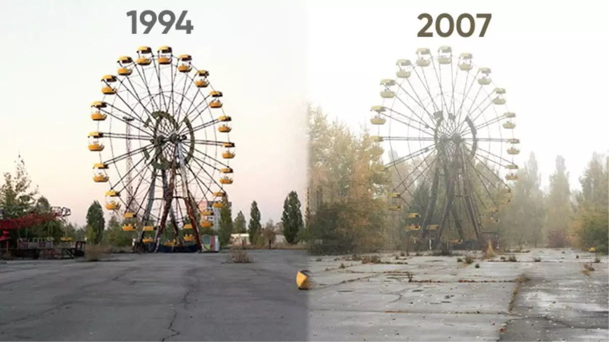 Çernobil\'de Zamanla Nelerin Değiştiğini Gösteren 18 Çarpıcı Fotoğraf