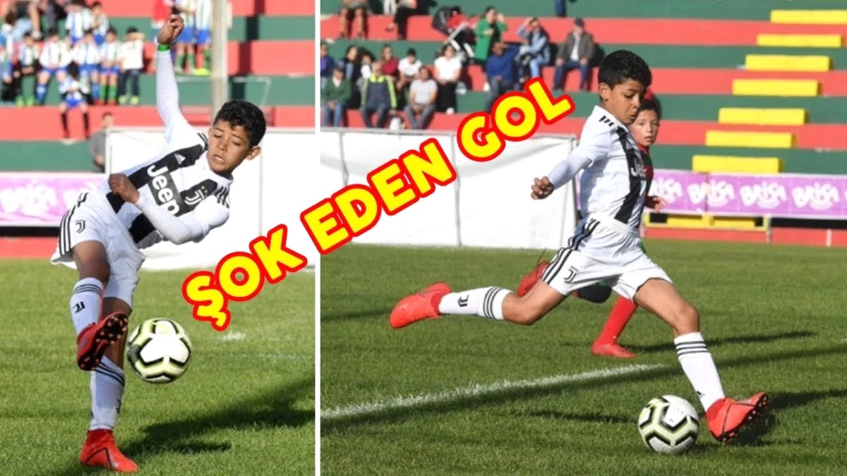 Cristiano Ronaldo\'nun Oğlu Oynadığı Maçta Eşsiz Bir Gol İcat Etti..!!