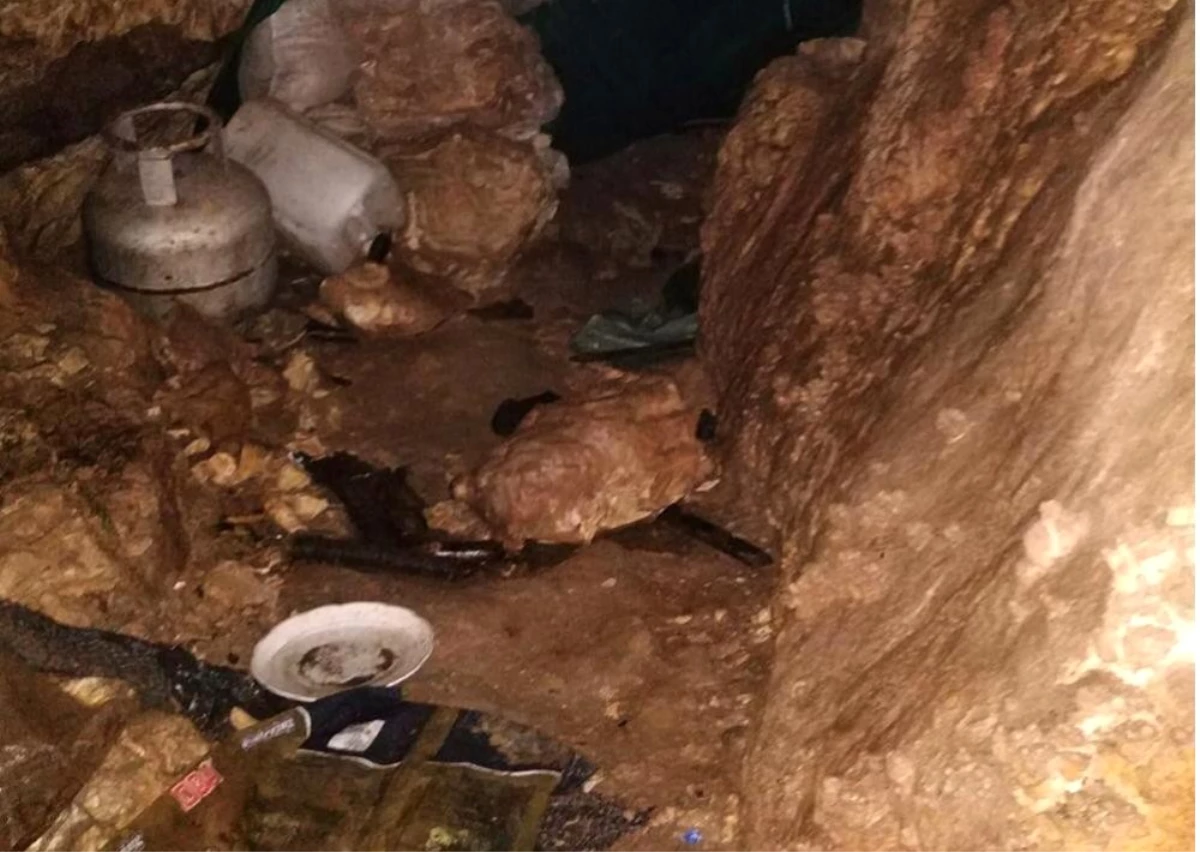 Cudi Dağı\'nda PKK\'ya Ait 3 Katlı Mağara İmha Edildi