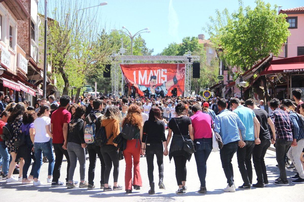 Eskişehir\'de 1 Mayıs Kutlamaları