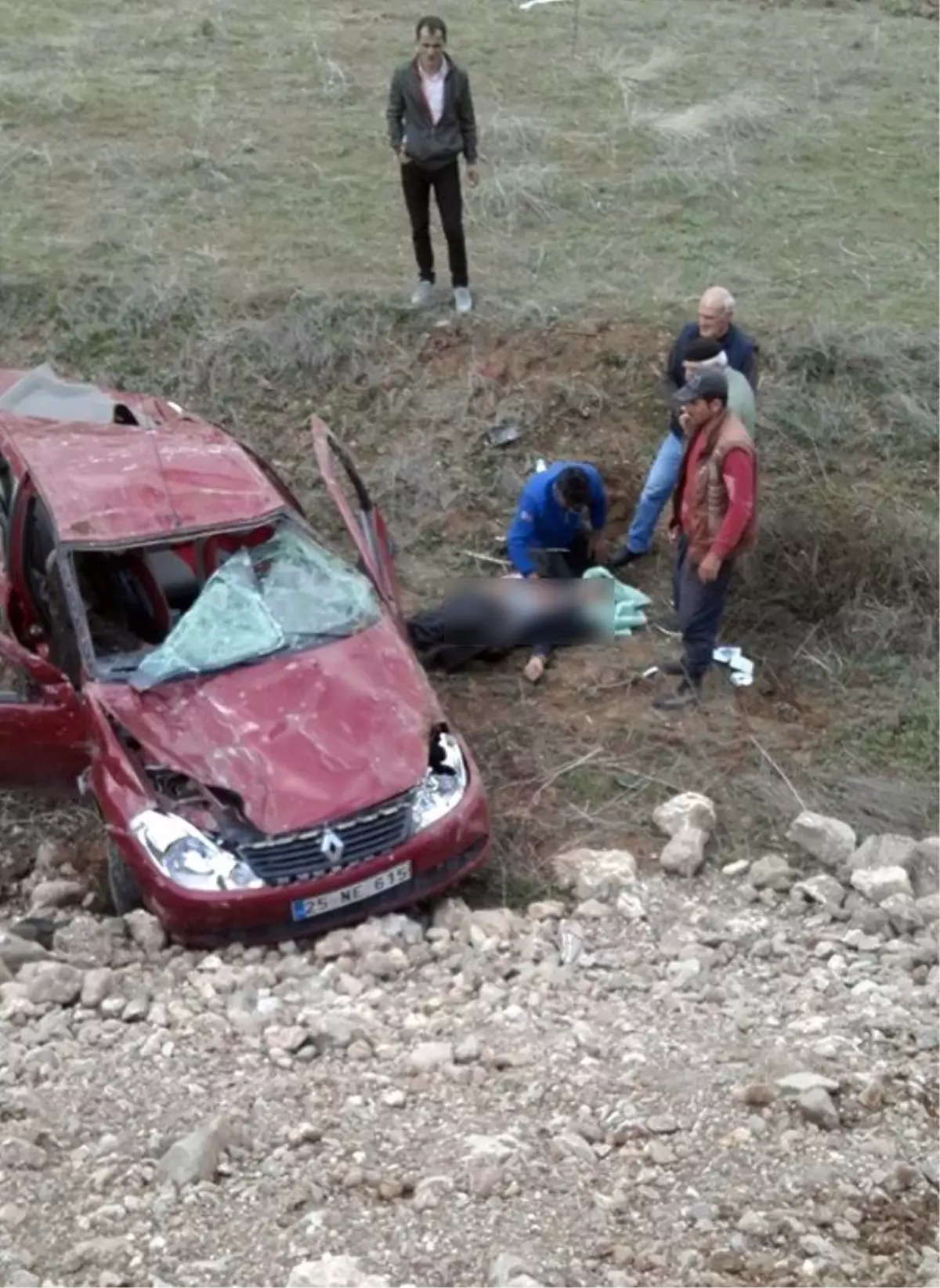 Kontrolden Çıkan Otomobil Takla Attı: 1 Ölü