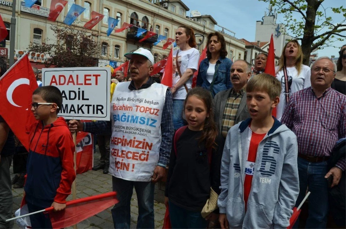 Trabzon\'da 1 Mayıs Emek ve Dayanışma Günü Kutlamaları Buruk Geçti