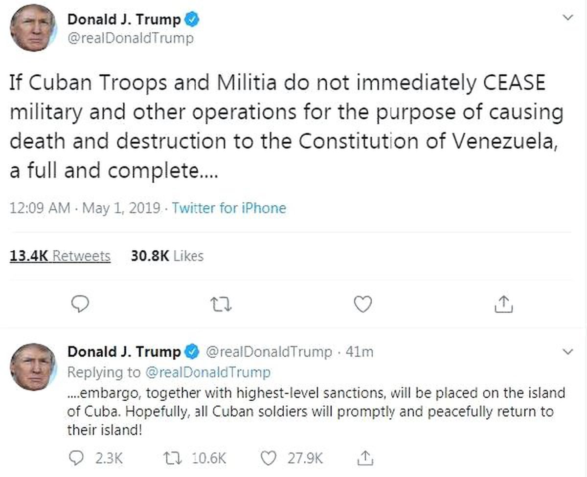 Trump\'tan Küba\'ya \'Yaptırım\' Tehdidi