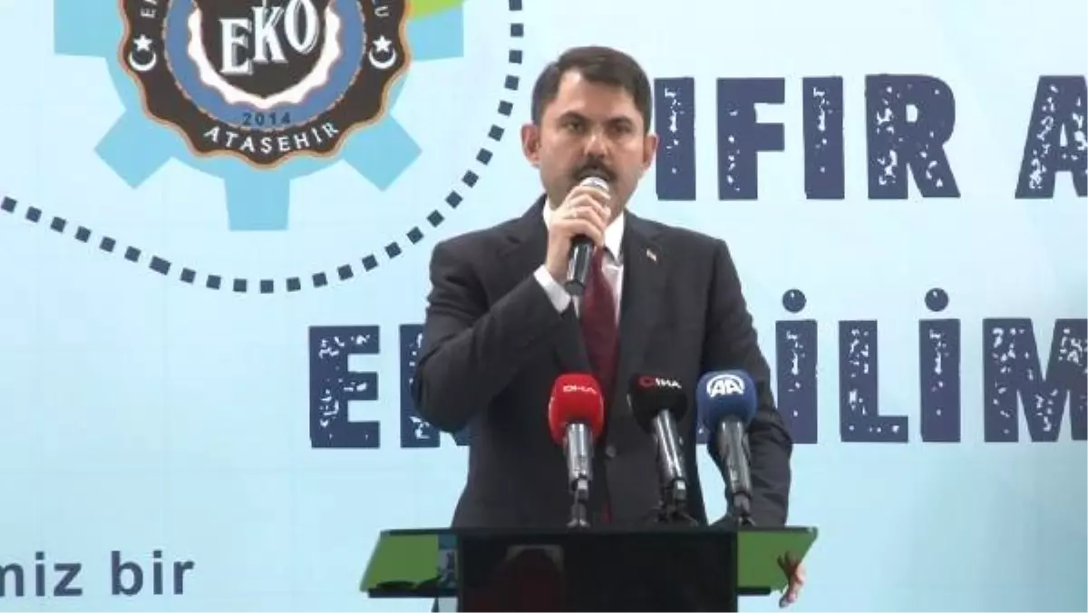 Bakan Kurum: Sıfır Atık Uygulamasıyla 100 Bin Kişiye İstihdam Sağlanmış Olacak