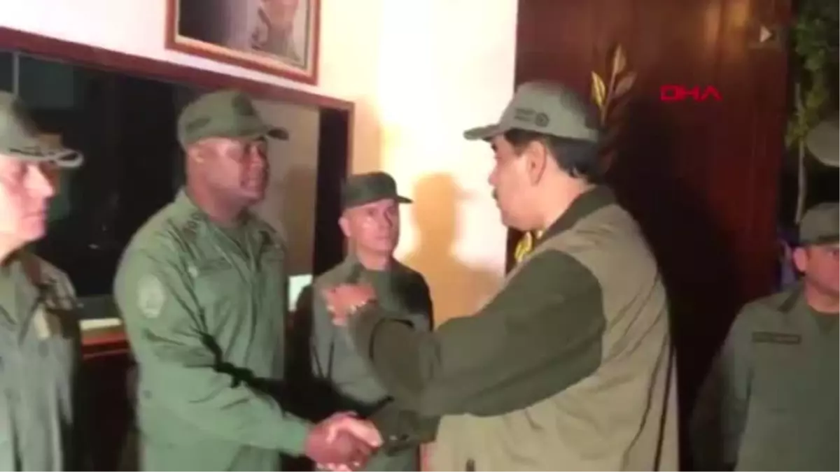 Dha Dış - Maduro\'dan Bolivarcı Ulusal Silahlı Güçler Karargahına Ziyaret