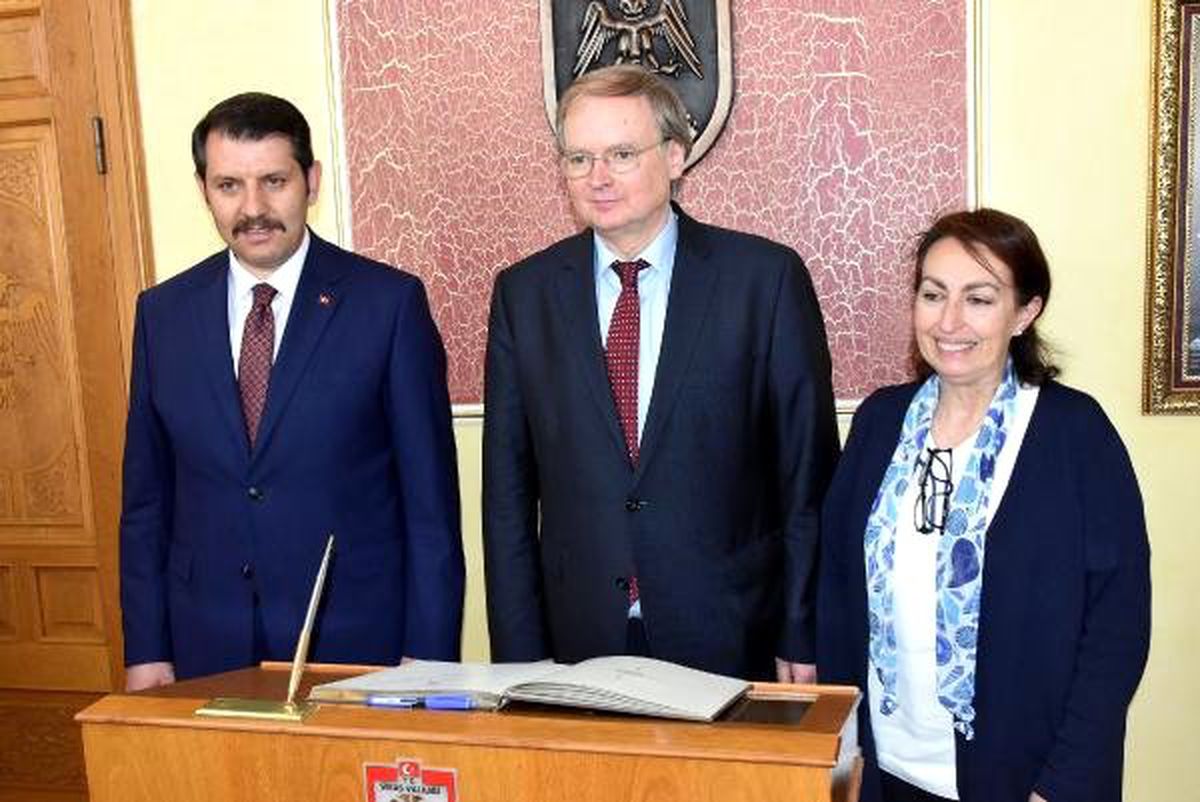 AB Delegasyonu Başkanı Büyükelçi Christian Berger, Sivas\'ta