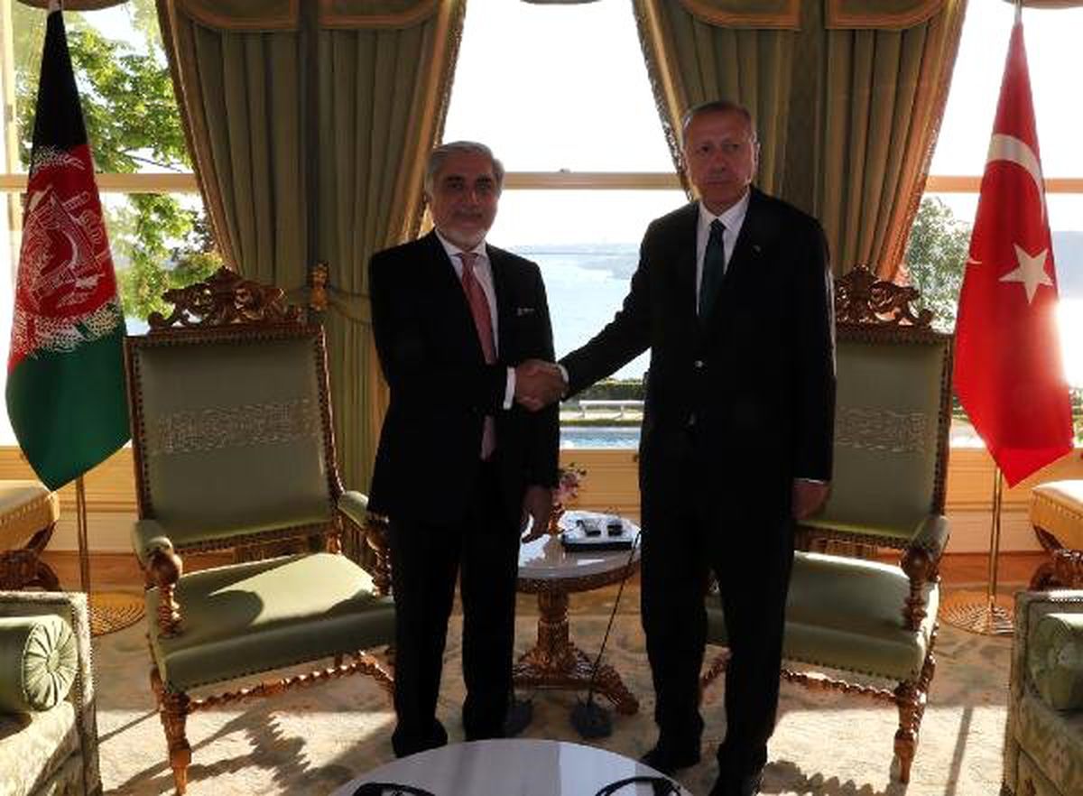 Erdoğan, Abdullah Abdullah\'ı Kabul Etti