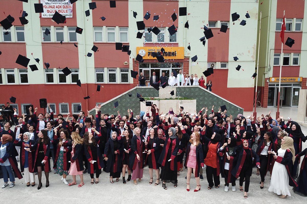 Havza Fen Lisesinde İlk Mezuniyet Heyecanı