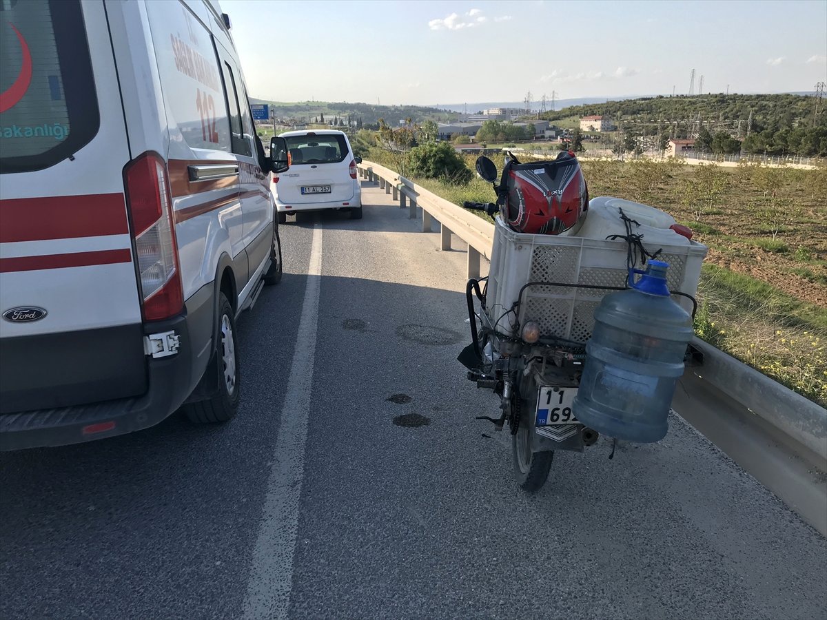 Motosiklet Sürücüsü 3 Saat Arayla İki Kez Kaza Yaptı