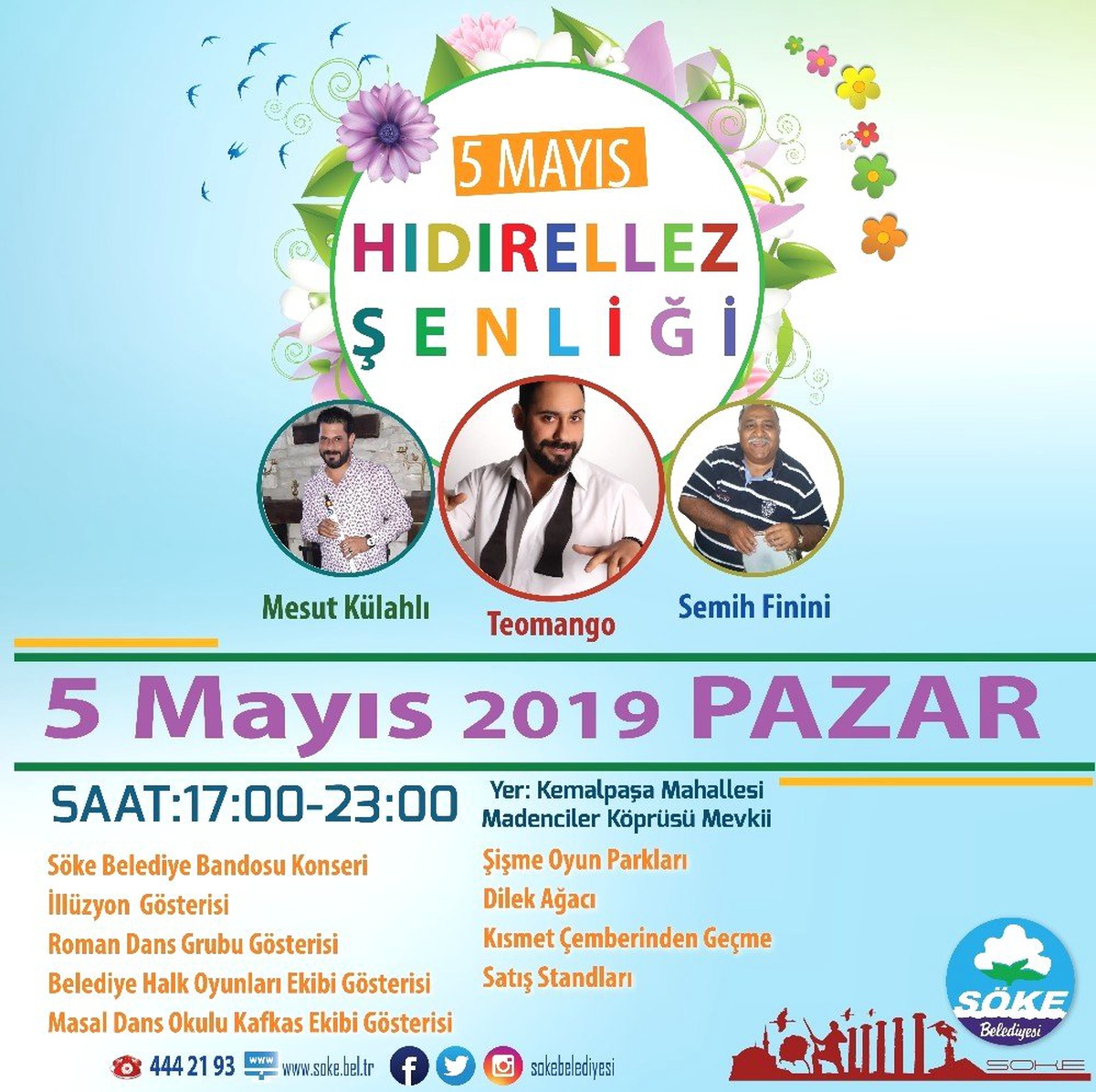 Söke\'de Hıdırellez Coşkusu Yaşanacak