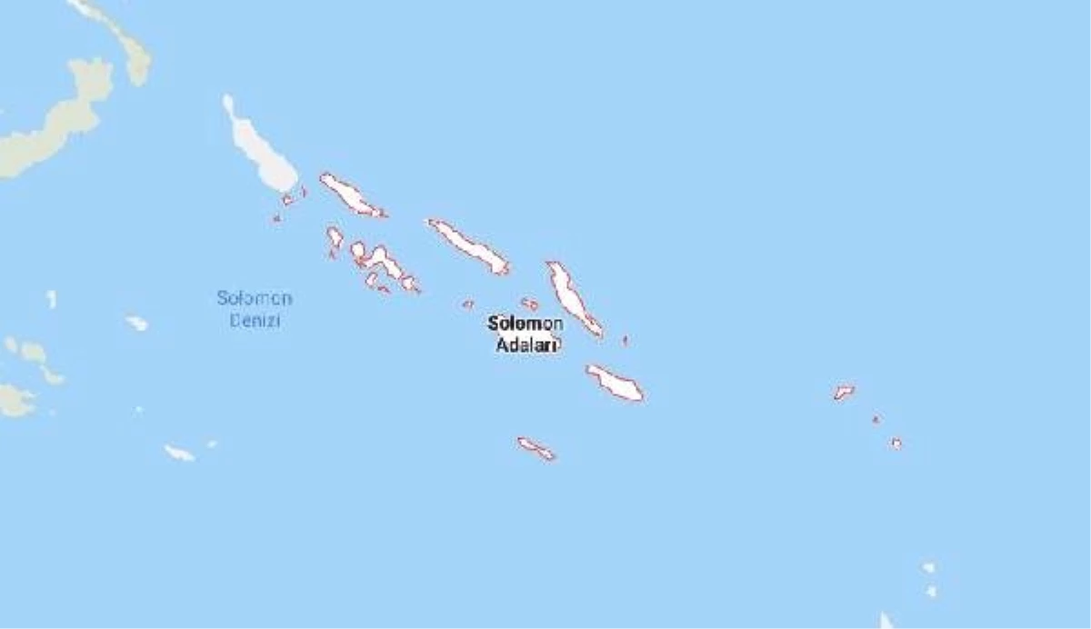 Solomon Adaları\'nda 6.1 Büyüklüğünde Deprem