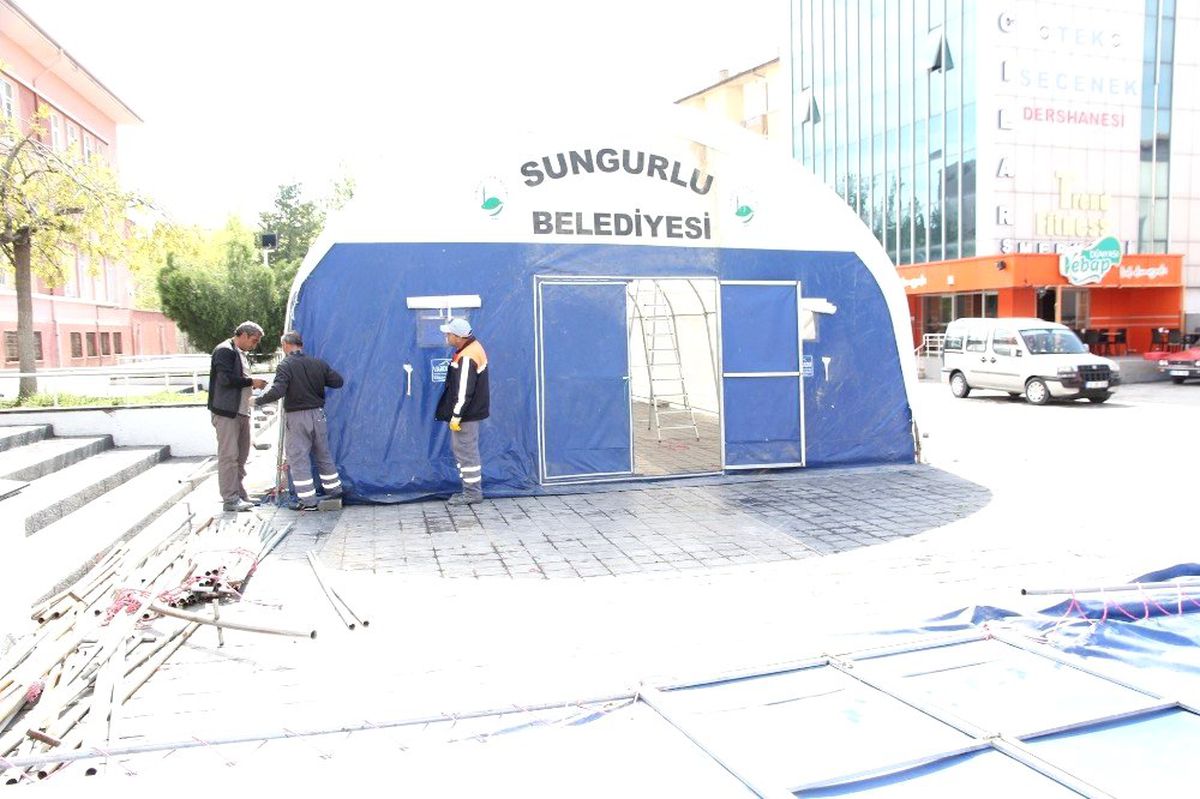 Sungurlu Belediyesi İftar Çadırı Kuruyor