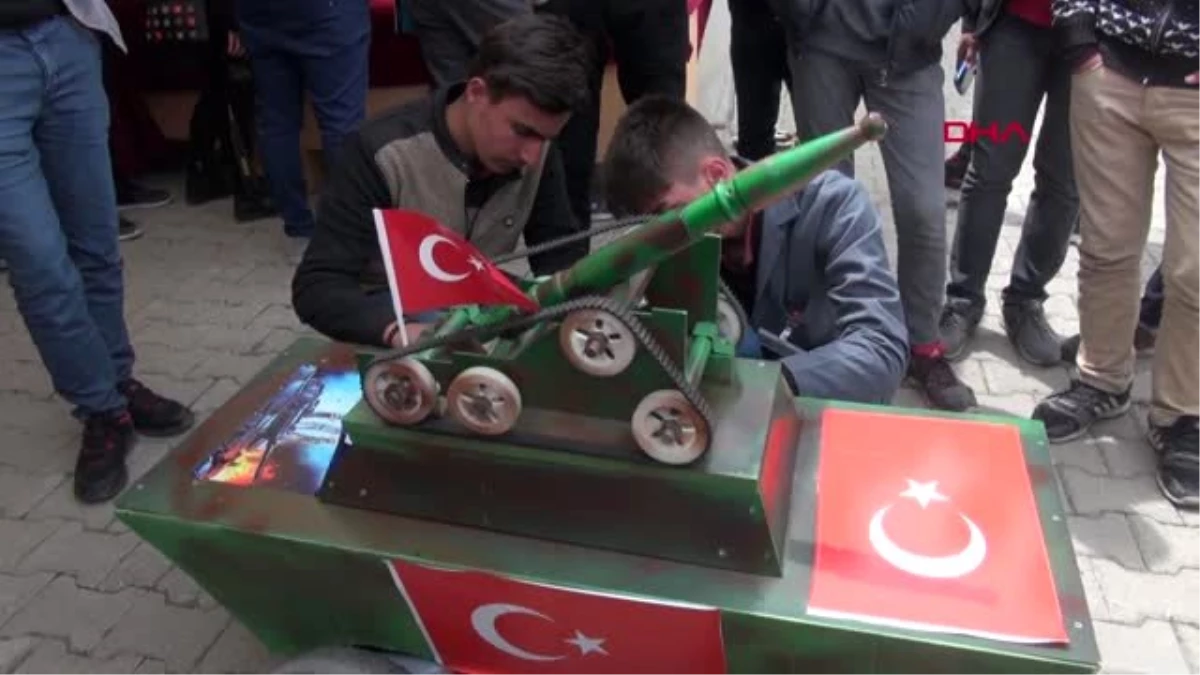 Van Lise Öğrencisi, İnsansız Mini Tank Yaptı