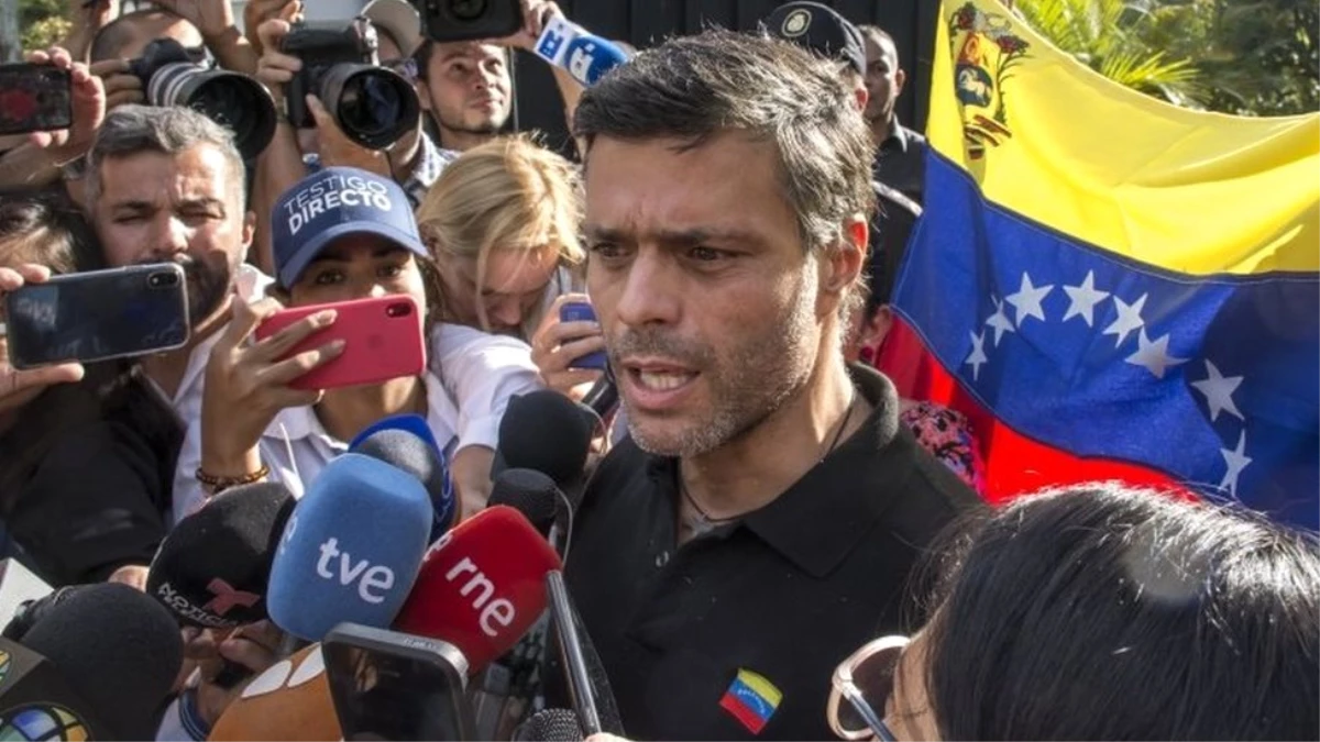 Venezuela\'da Son Durum: İspanya, Caracas Büyükelçiliği\'ne Sığınan Muhalif Siyasetçi Lopez\'i Teslim...