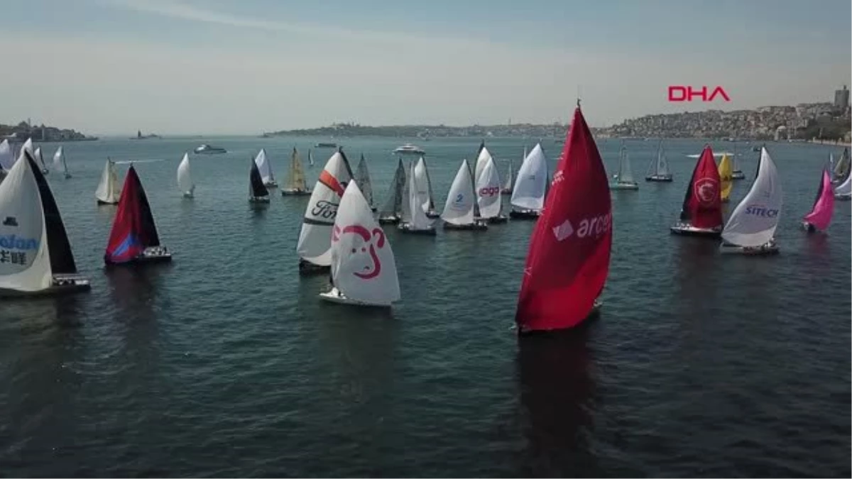 İstanbul Boğazı\'nda Yılın İlk Yelkenli Yarışı Gerçekleşti