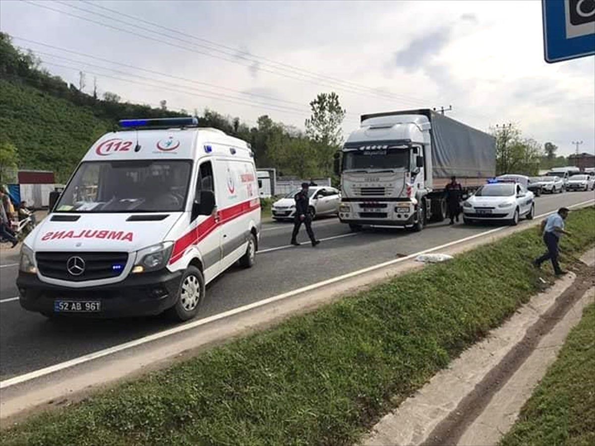 Ordu\'da Tırın Çarptığı Kişi Öldü