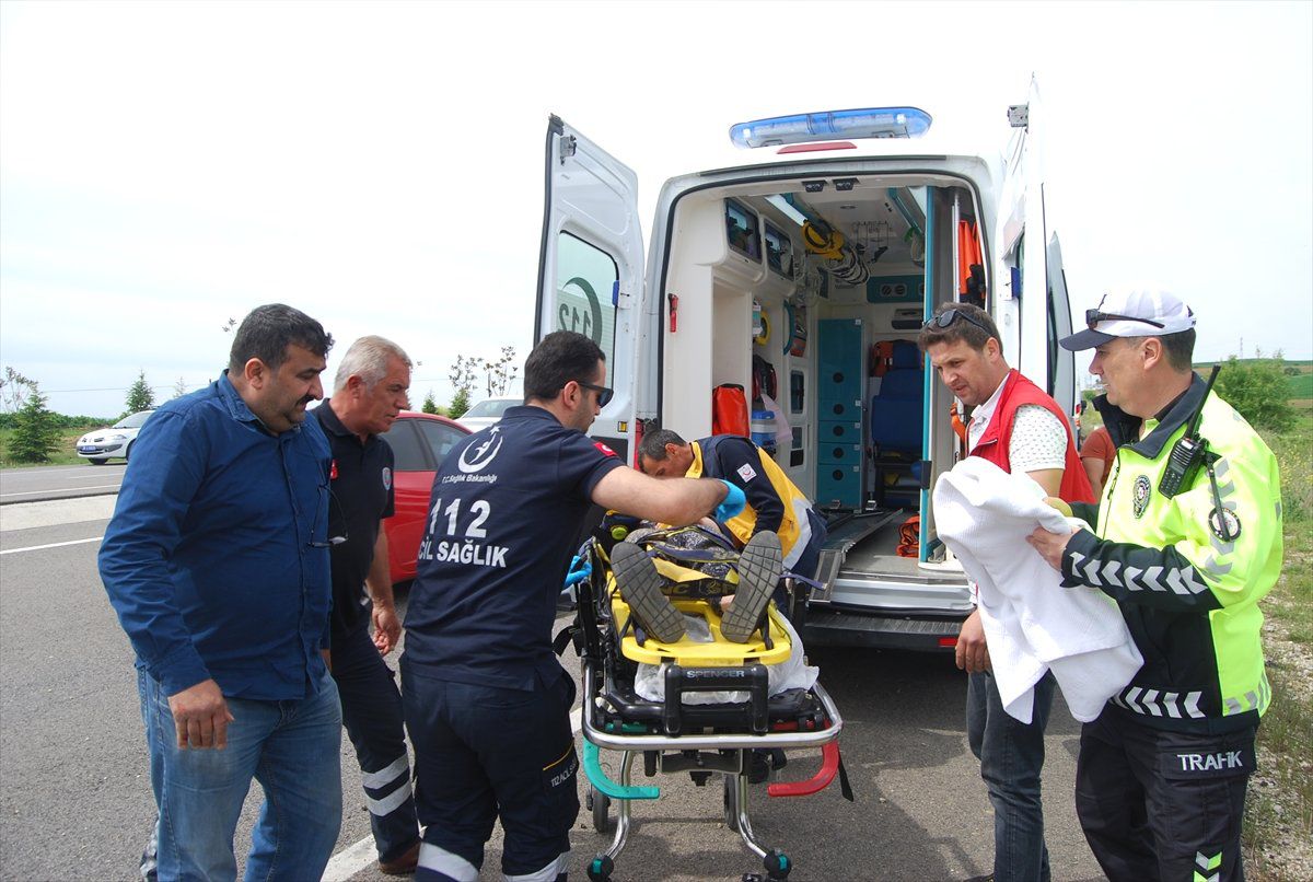 Tekirdağ\'da Trafik Kazası: 4 Yaralı