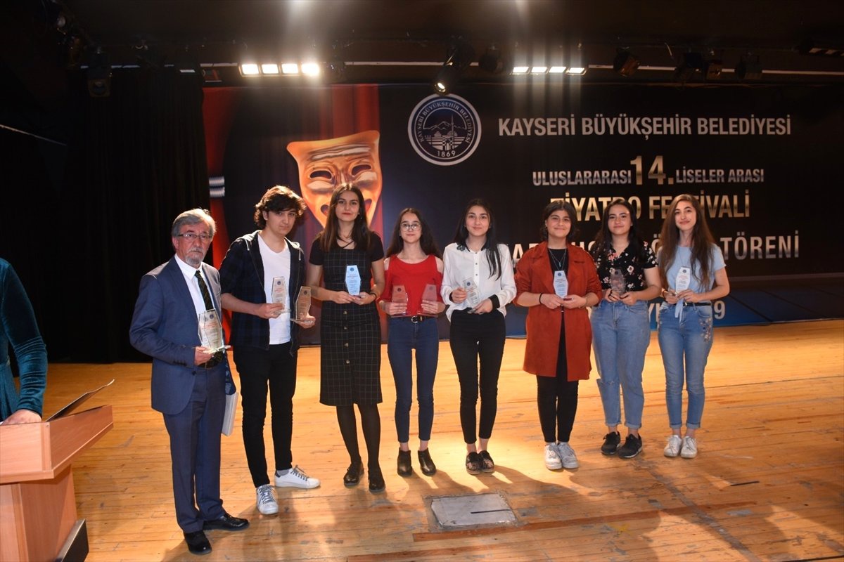 14. Uluslararası Liseler Arası Tiyatro Festivali Sona Erdi