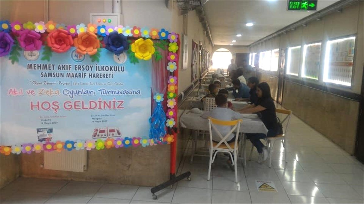 Bafra\'da Akıl ve Zeka Oyunları Turnuvası Sona Erdi