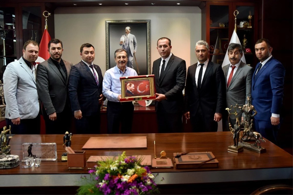 Başkan Ataç\'a Ziyaretler Sürüyor