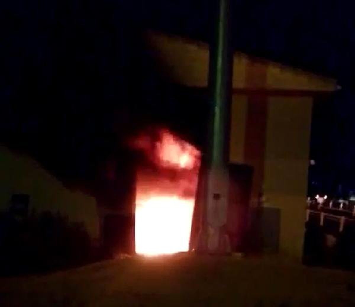 Silivri\'de Trafo Alev Alev Yandı