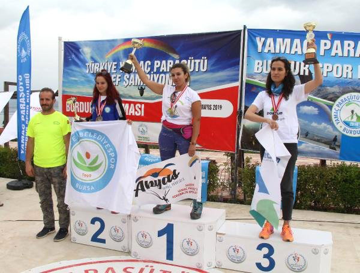 Türkiye Yamaç Paraşütü Hedef Şampiyonası\'nın Burdur Ayağı Tamamlandı
