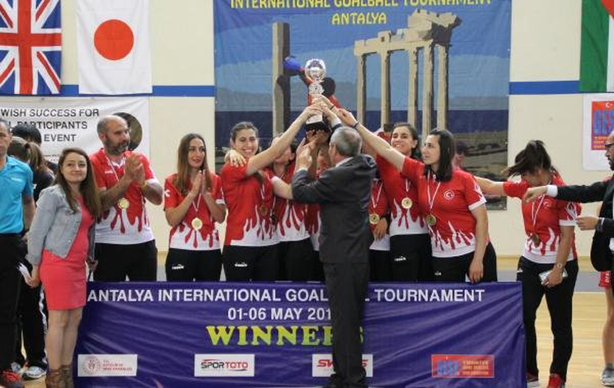 Uluslararası Goalball Turnuvası\'nda Türkiye Şampiyon Oldu