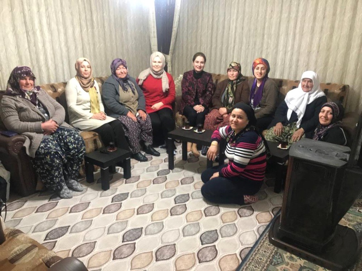 AK Parti\'i Kadınlardan Aliağa\'da 300 Aile Ziyareti