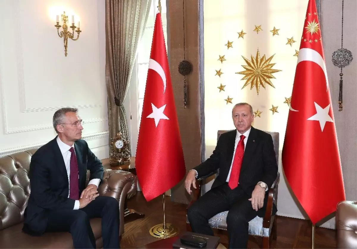 Cumhurbaşkanı Erdoğan, Stoltenberg\'i Kabul Etti