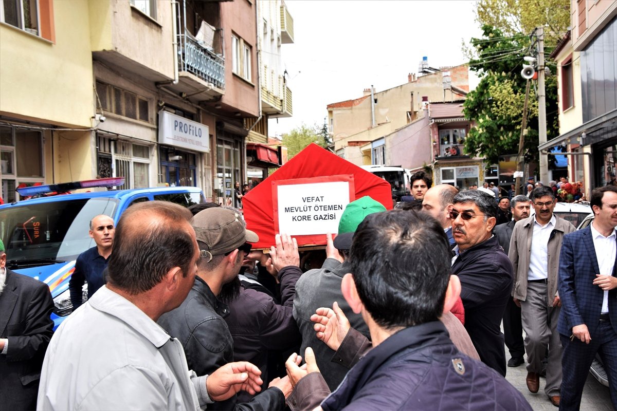 Kore Gazisi Ötemen Son Yolculuğuna Uğurlandı