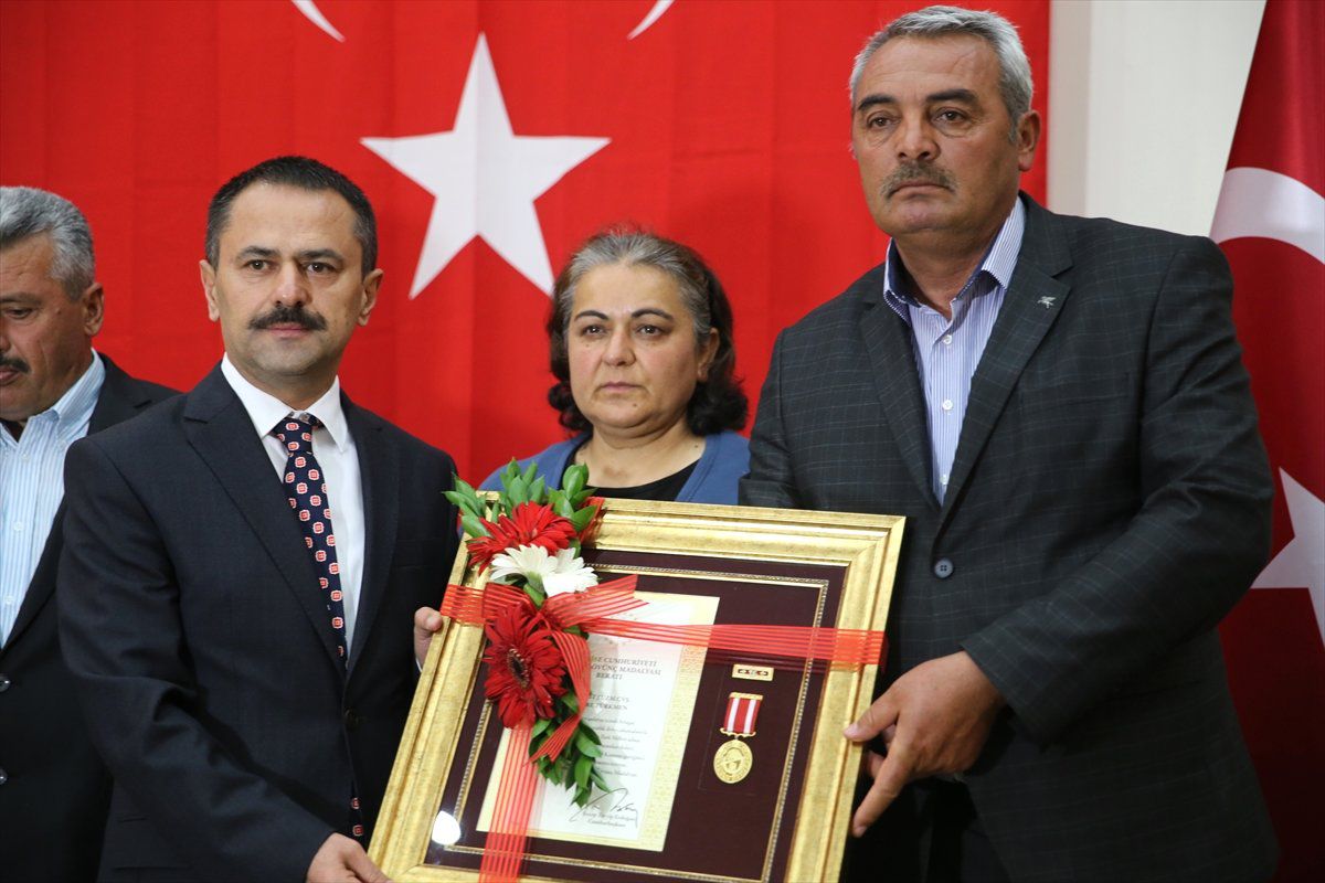 Nevşehir\'de Devlet Övünç Madalyası ve Beratı Töreni
