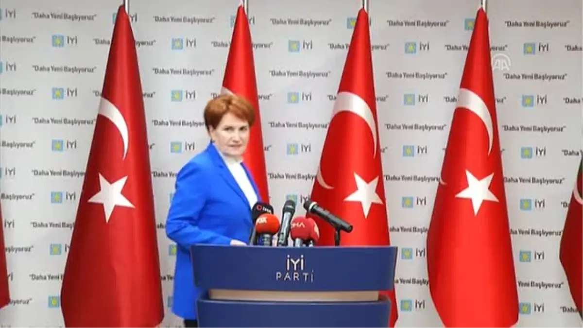 Akşener - Ysk\'nın İstanbul\'da Seçimlerin Yenilenmesi Kararı