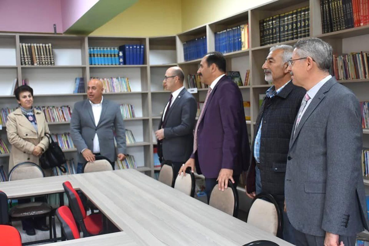 Çağlayan İlkokulunda Kütüphane Açılışı Yapıldı