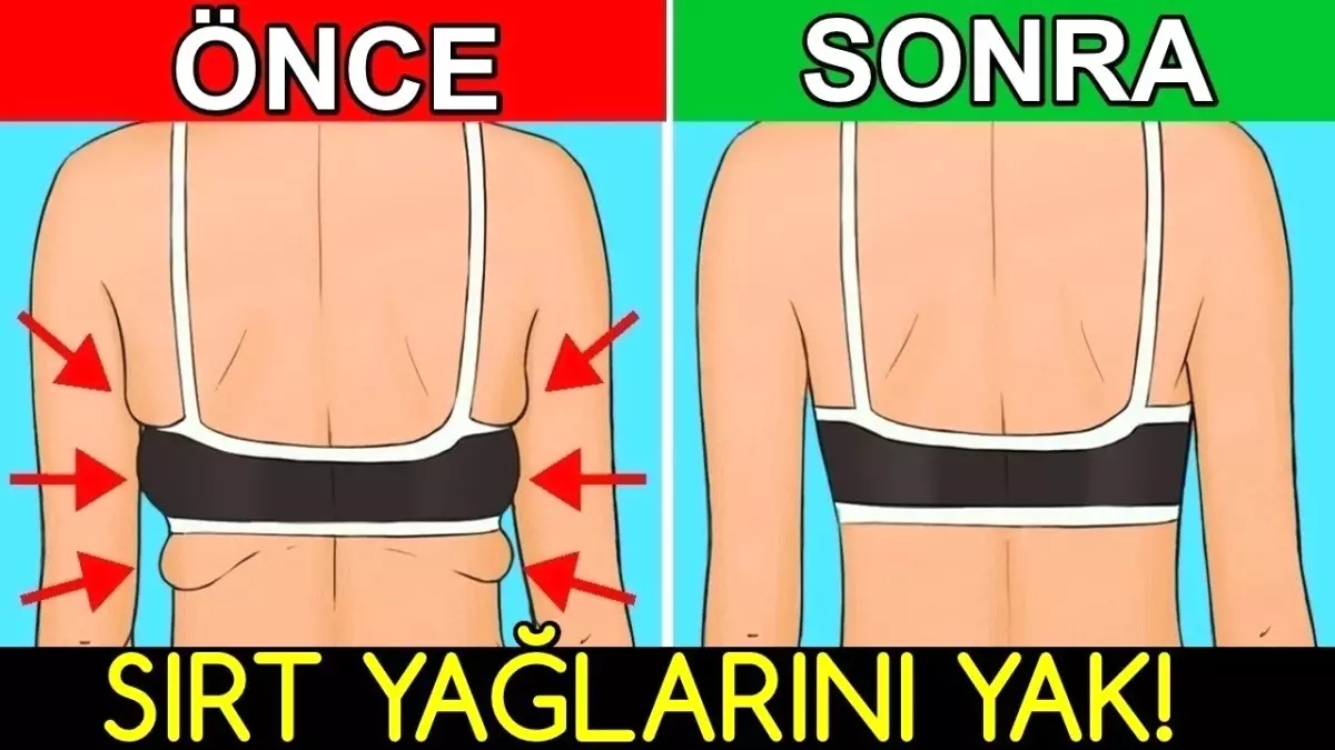 Evde Yapılan Kolay Sırt ve Yan Yağları Yakma Egzersizleri