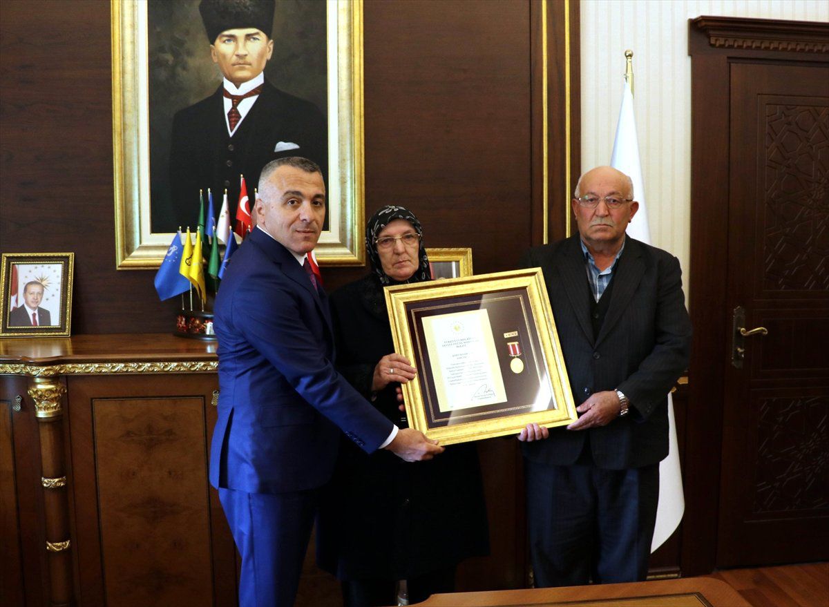 Kırklareli\'nde Devlet Övünç Madalyası Tevcih Töreni