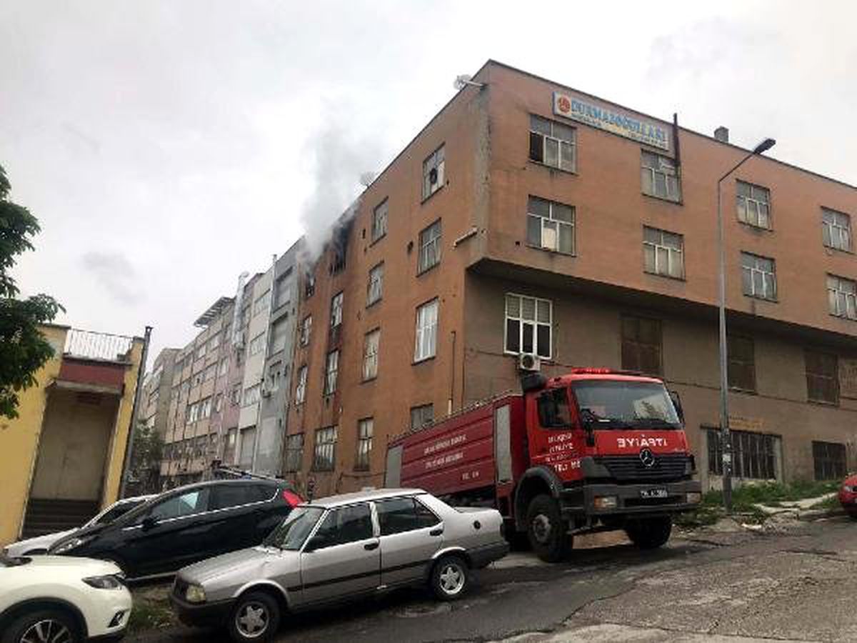 Ankara\'da İş Yeri Yangını