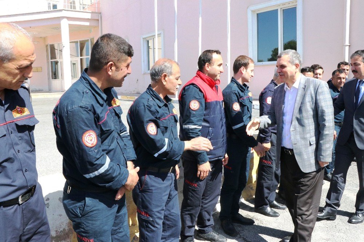 Beyazgül İtfaiye Erleriyle Bir Araya Geldi